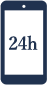 24時間WEB予約可能